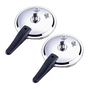 2X Stainless Steel Pressure Cooker 4L Lid Replacement Spare Parts Benchtop Cooking SSPCLid4L20cmX2 AU DEPOT - AU DEPOT