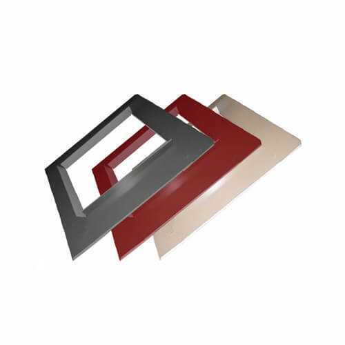 CB FLASHING 550X550 MANOR RED TILE 4 PIECE - FC55RED - Flashing - Metal Flashing & Droppers - Evaporative Cooling - Components