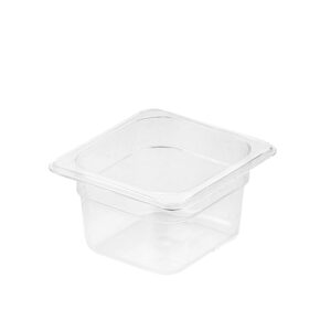 SOGA 100mm Clear Gastronorm GN Pan 16 Food Tray Storage Baking Trays VICPans1436X1 AU DEPOT - AU DEPOT