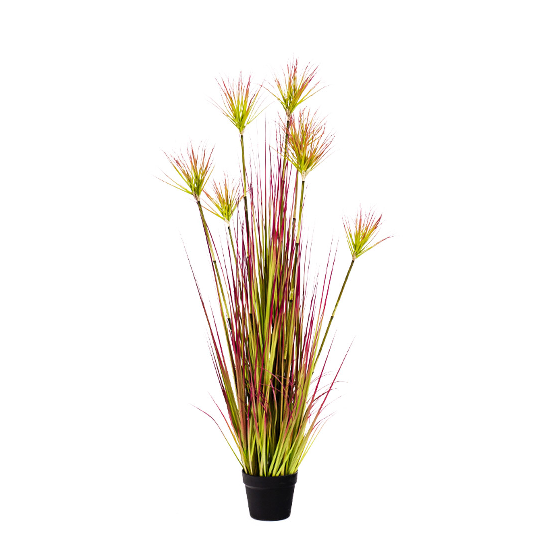 SOGA 120cm Purple-Red Artificial Indoor Potted Papyrus Plant Tree Fake Simulation Decorative, Home & Living, Home Decor, Artificial Plants, , ,  - AU DEPOT 1