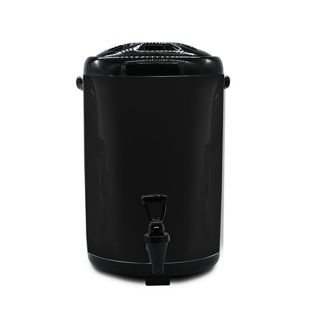 SOGA 12L Stainless Steel Insulated Milk Tea Barrel Hot and Cold Beverage Dispenser Container with Faucet Black, , , , , ,  - AU DEPOT 4