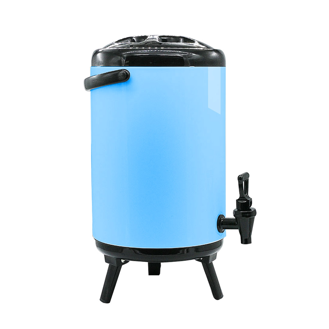 SOGA 12L Stainless Steel Insulated Milk Tea Barrel Hot and Cold Beverage Dispenser Container with Faucet Blue, , , , , ,  - AU DEPOT 4