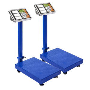 SOGA 2X 150kg Electronic Digital Platform Scale Computing Shop Postal Weight Blue, , , , , ,  - AU DEPOT 1