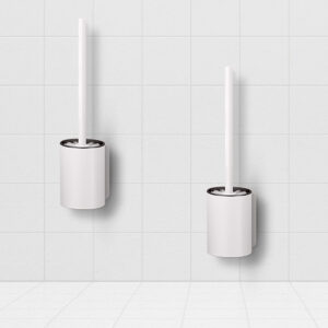 SOGA 2X 27cm Wall-Mounted Toilet Brush with Holder Bathroom Cleaning Scrub White, Home & Living, Bathroom, Bathroom Accessories, Other, ,  - AU DEPOT 1