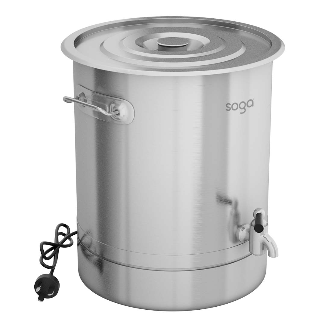 SOGA 2X 48L Stainless Steel URN Commercial Water Boiler 2200W, , , , , ,  - AU DEPOT 2