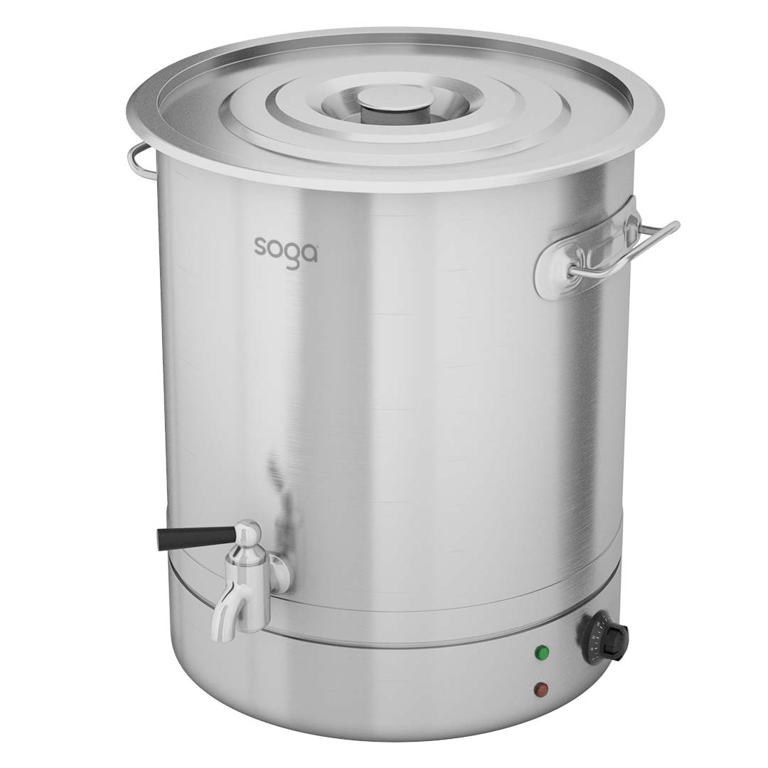 SOGA 2X 48L Stainless Steel URN Commercial Water Boiler 2200W, , , , , ,  - AU DEPOT 3