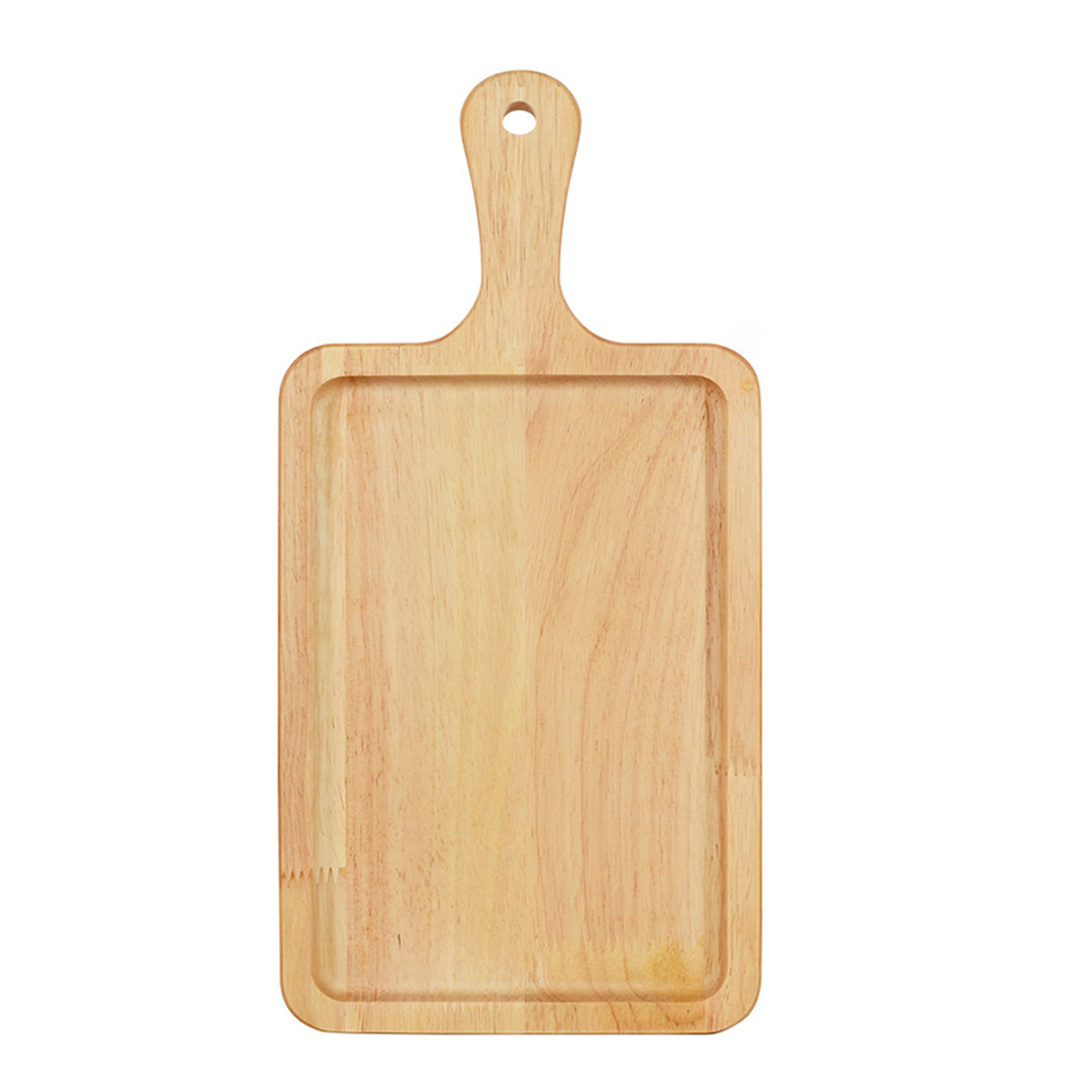 SOGA 30cm Rectangle Premium Wooden Oak Food Serving Tray Charcuterie Board Paddle Home Decor, , , , , ,  - AU DEPOT 1