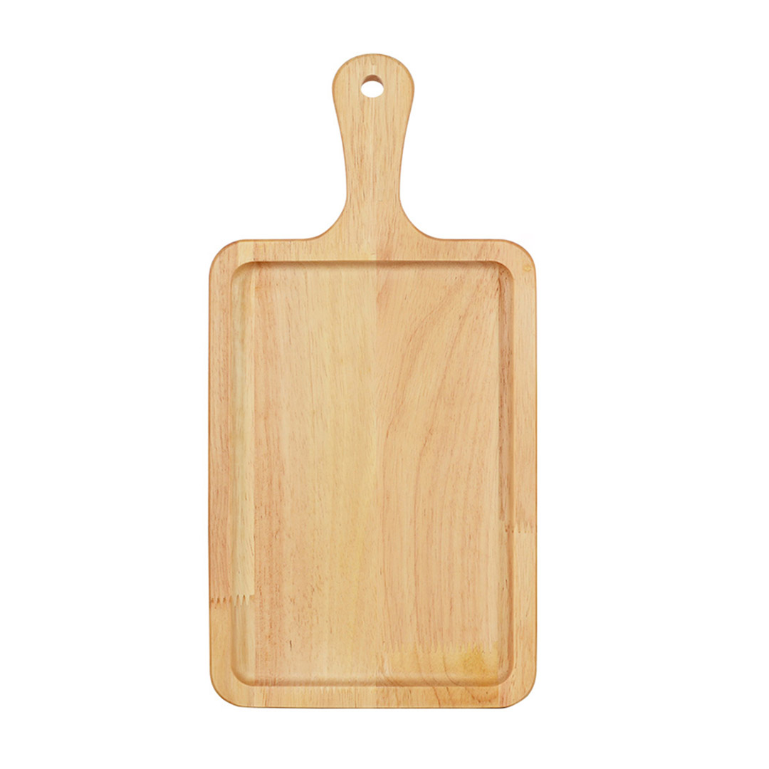 SOGA 35cm Rectangle Premium Wooden Oak Food Serving Tray Charcuterie Board Paddle Home Decor, , , , , ,  - AU DEPOT 1