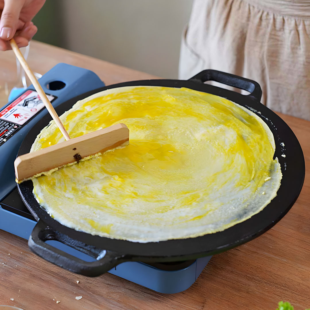 SOGA 42x37cm Cast Iron Induction Crepes Pan Baking Cookie Pancake Pizza Bakeware, , , , , ,  - AU DEPOT 7