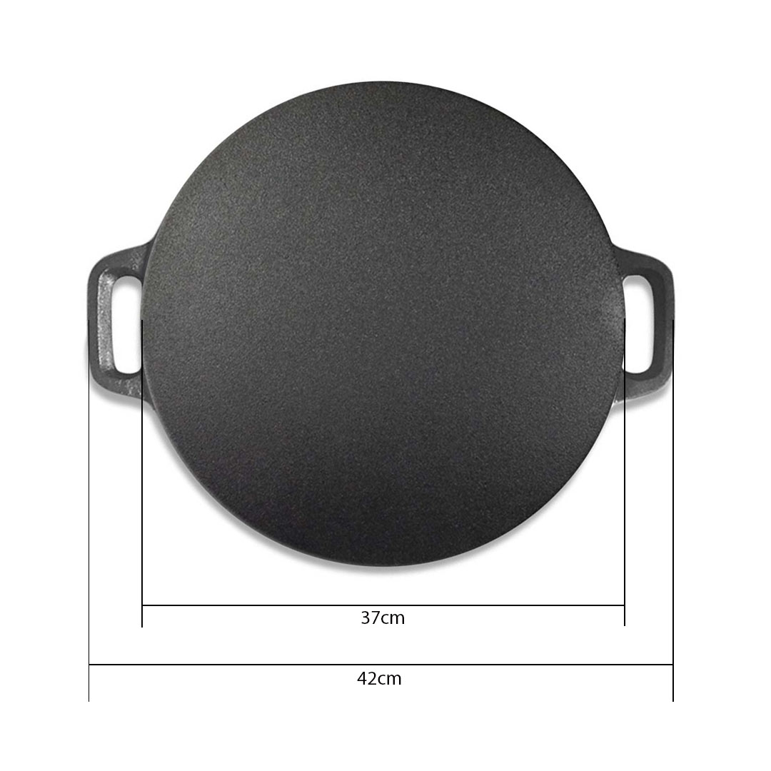 SOGA 42x37cm Cast Iron Induction Crepes Pan Baking Cookie Pancake Pizza Bakeware, , , , , ,  - AU DEPOT 8