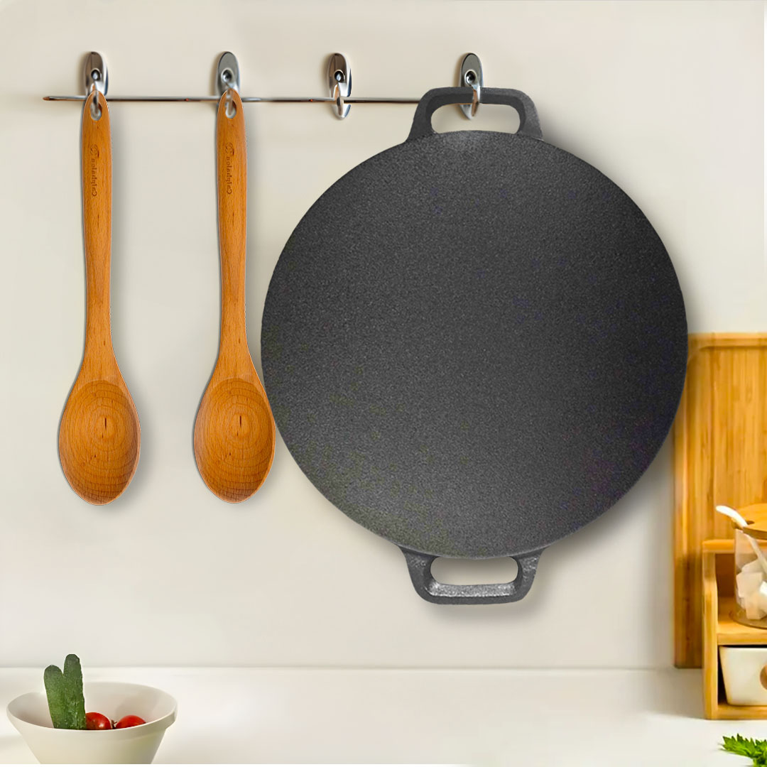 SOGA 42x37cm Cast Iron Induction Crepes Pan Baking Cookie Pancake Pizza Bakeware, , , , , ,  - AU DEPOT 10