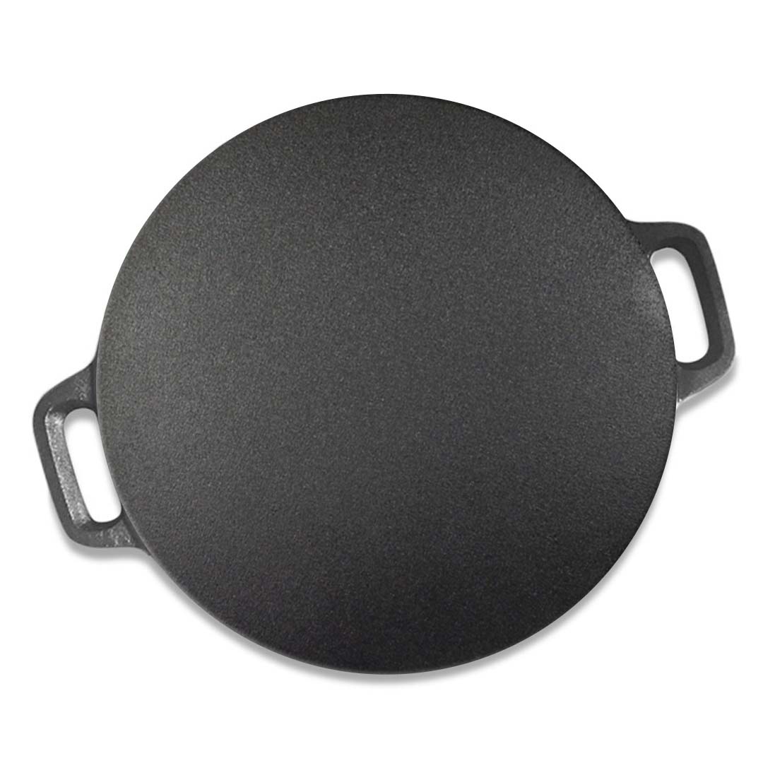 SOGA 42x37cm Cast Iron Induction Crepes Pan Baking Cookie Pancake Pizza Bakeware, , , , , ,  - AU DEPOT 1