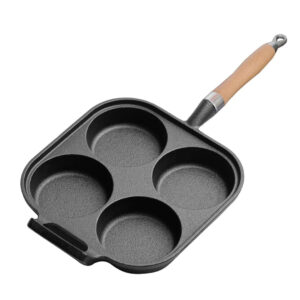 SOGA 4 Mold Cast Iron Breakfast Fried Egg Pancake Omelette Fry Pan Frying Pans ZPaiB6 AU DEPOT - AU DEPOT