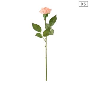 SOGA 5pcs Artificial Silk Flower Fake Rose Bouquet Table Decor Champion, , , , , ,  - AU DEPOT 1