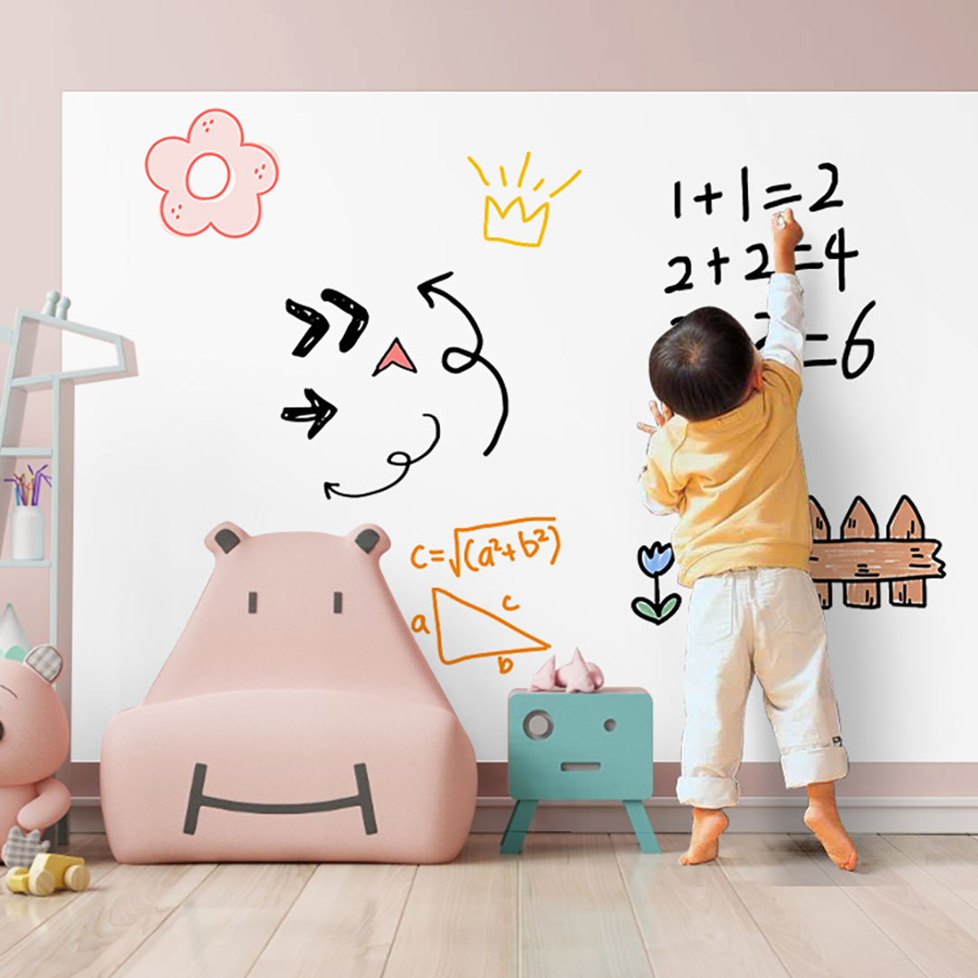 SOGA 60cmx500cm Clear Dry Erase Adhesive Whiteboard Wall Surface Peel Sticker Sheet, , , , , ,  - AU DEPOT 2