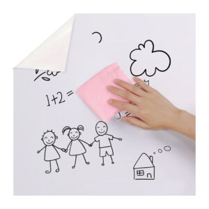 SOGA 60cmx5m Clear Dry Erase Adhesive Whiteboard Wall Surface Peel Sticker Sheet Whiteboards WalMat605 AU DEPOT - AU DEPOT