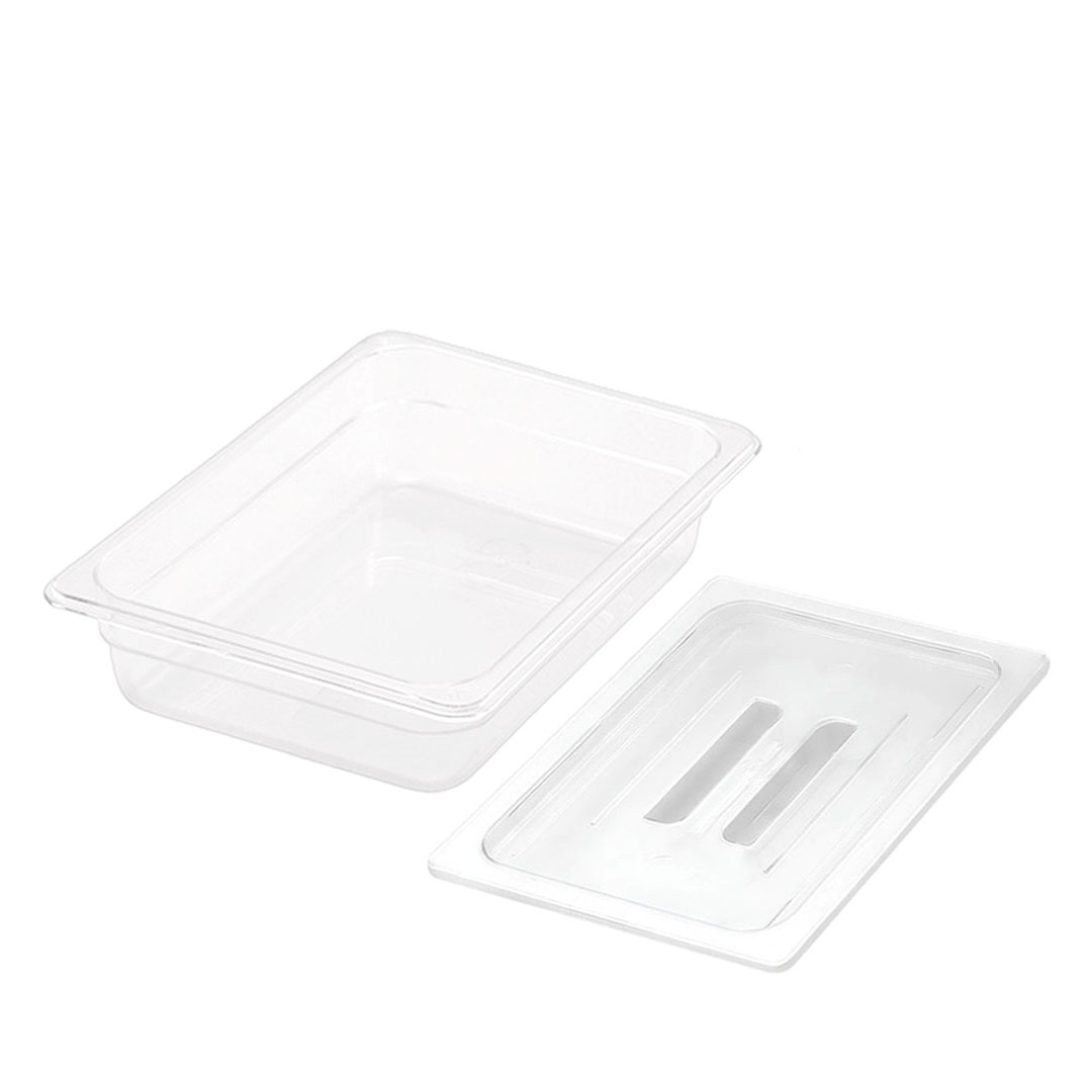 SOGA 65mm Clear Gastronorm GN Pan 1/2 Food Tray Storage with Lid, , , , , ,  - AU DEPOT 1