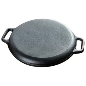 SOGA Cast Iron 30cm Frying Pan Skillet Coating Steak Sizzle Platter, Home & Living, Kitchen & Dining, Cookware, Griddles & Grill Pans, ,  - AU DEPOT 2