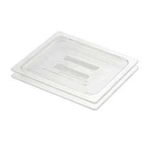 SOGA Clear Gastronorm 12 GN Lid Food Tray Top Cover Bundle of 2 Baking Trays VICLid12X2 AU DEPOT - AU DEPOT