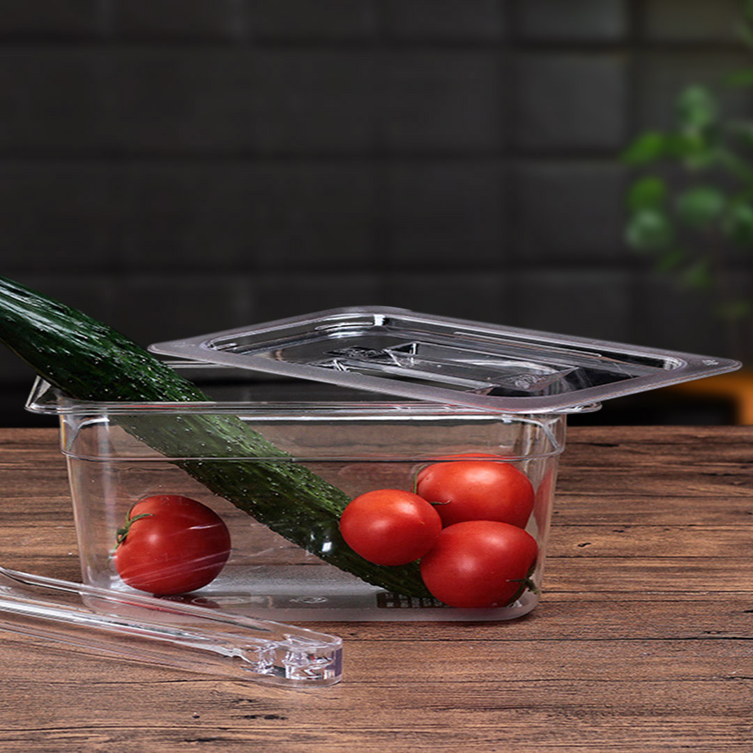 SOGA Clear Gastronorm 1/3 GN Lid Food Tray Top Cover Bundle of 2, , , , , ,  - AU DEPOT 4