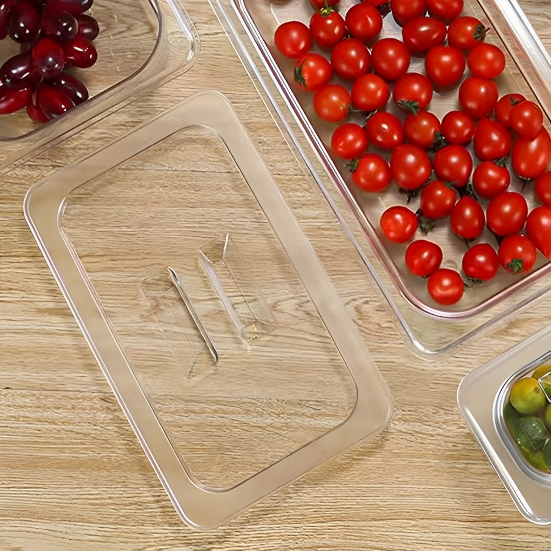 SOGA Clear Gastronorm 1/3 GN Lid Food Tray Top Cover Bundle of 2, , , , , ,  - AU DEPOT 7