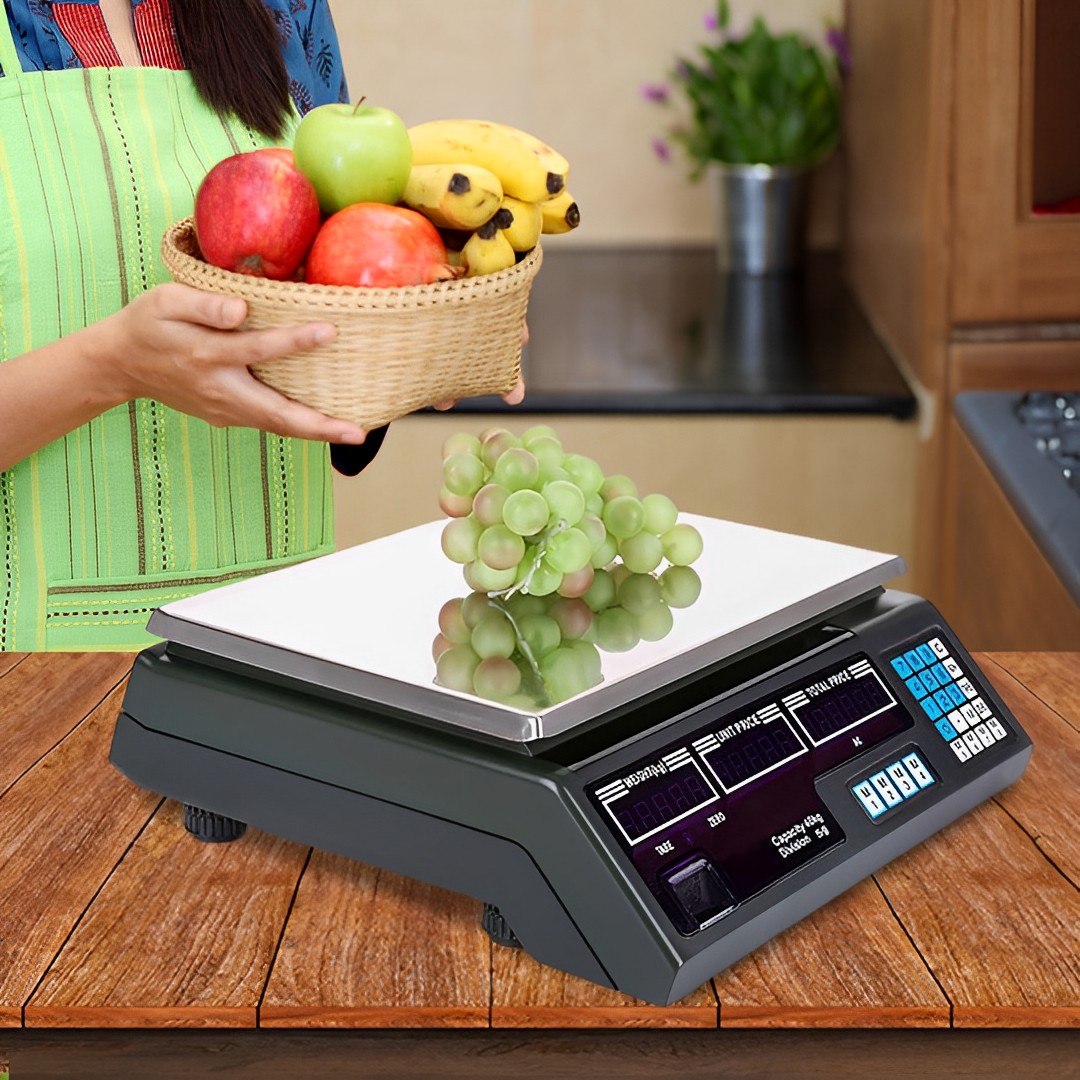 SOGA Digital Commercial Kitchen Scales Shop Electronic Weight Scale Food 40kg/5g, , , , , ,  - AU DEPOT 2