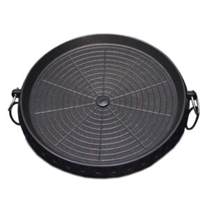 SOGA Portable Korean BBQ Butane Gas Stove Stone Grill Plate Non Stick Coated Round barbecue accessories StoneBBQPlateRound AU DEPOT - AU DEPOT