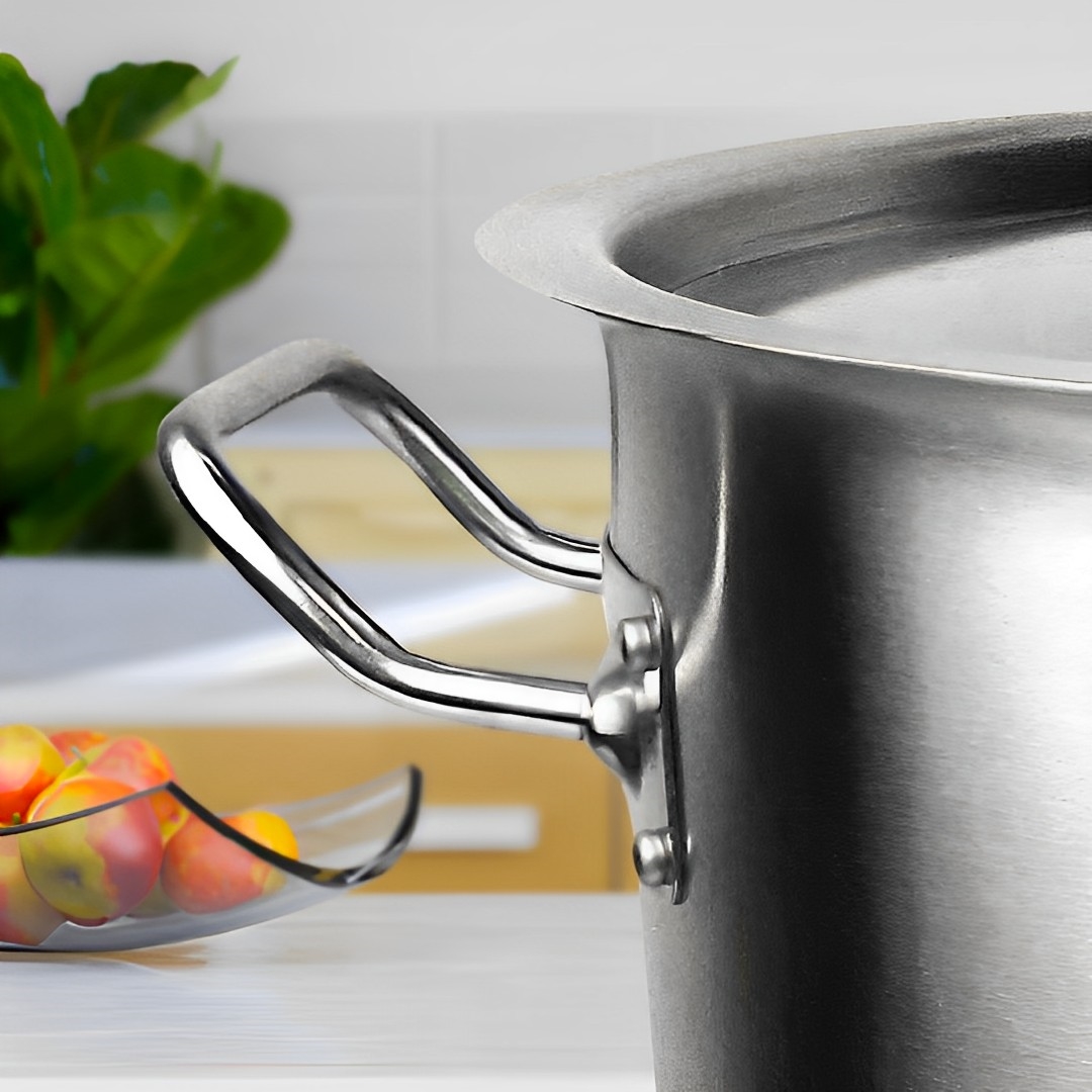 SOGA Stock Pot 12L 25L Top Grade Thick Stainless Steel Stockpot 18/10, , , , , ,  - AU DEPOT 9