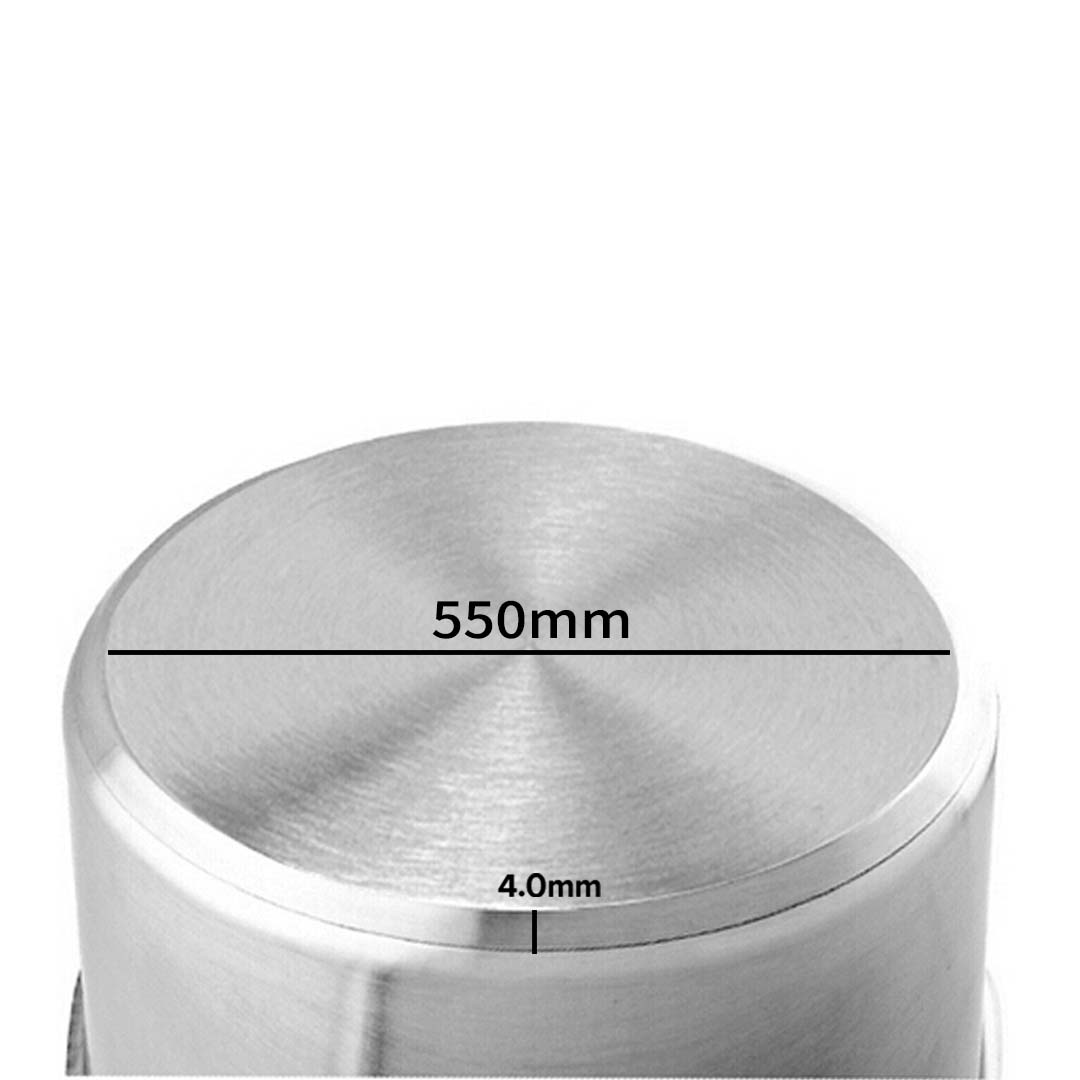 SOGA Stock Pot 143L Top Grade Thick Stainless Steel Stockpot 18/10 Without Lid, , , , , ,  - AU DEPOT 6