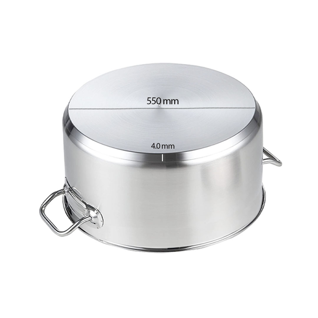 SOGA Stock Pot 83L Top Grade Thick Stainless Steel Stockpot 18/10, , , , , ,  - AU DEPOT 6